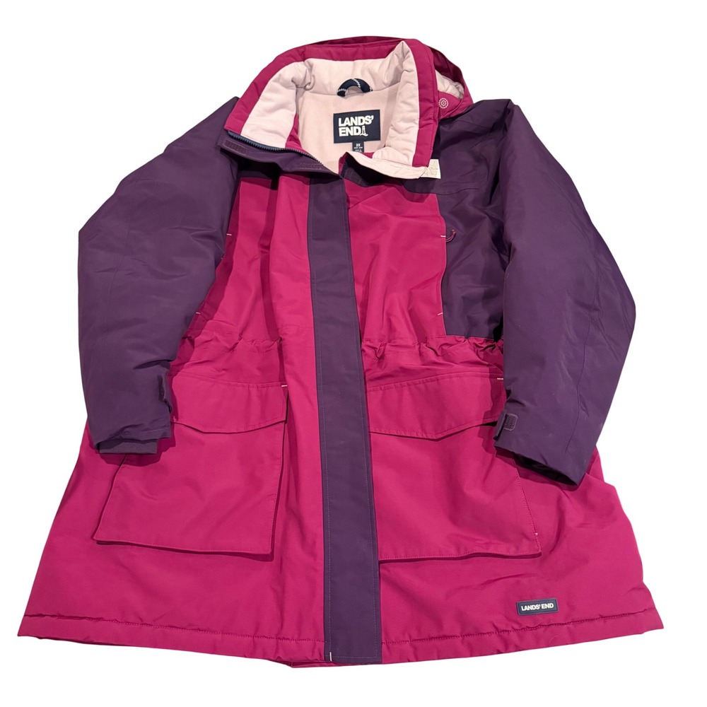 Lands End Squall Parka 3X Waterproof Hooded‎ Winter Coat NWT Plus Size Womens